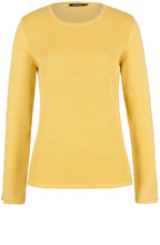 Cream Yellow Textured Knit Jumper