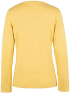 Cream Yellow Textured Knit Jumper