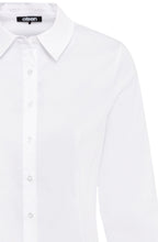 Crisp White Shaped Blouse