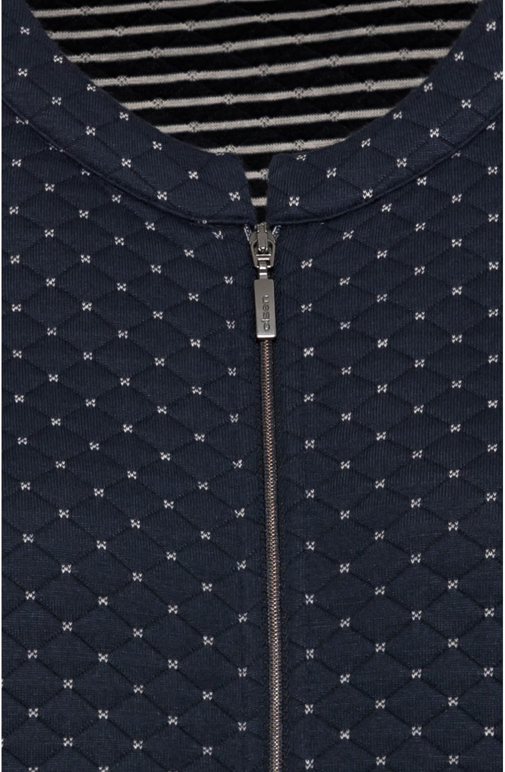 Crown Blue Quilted Jacket