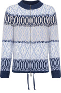 Crystal Blue Norweigan Henny Cardigan
