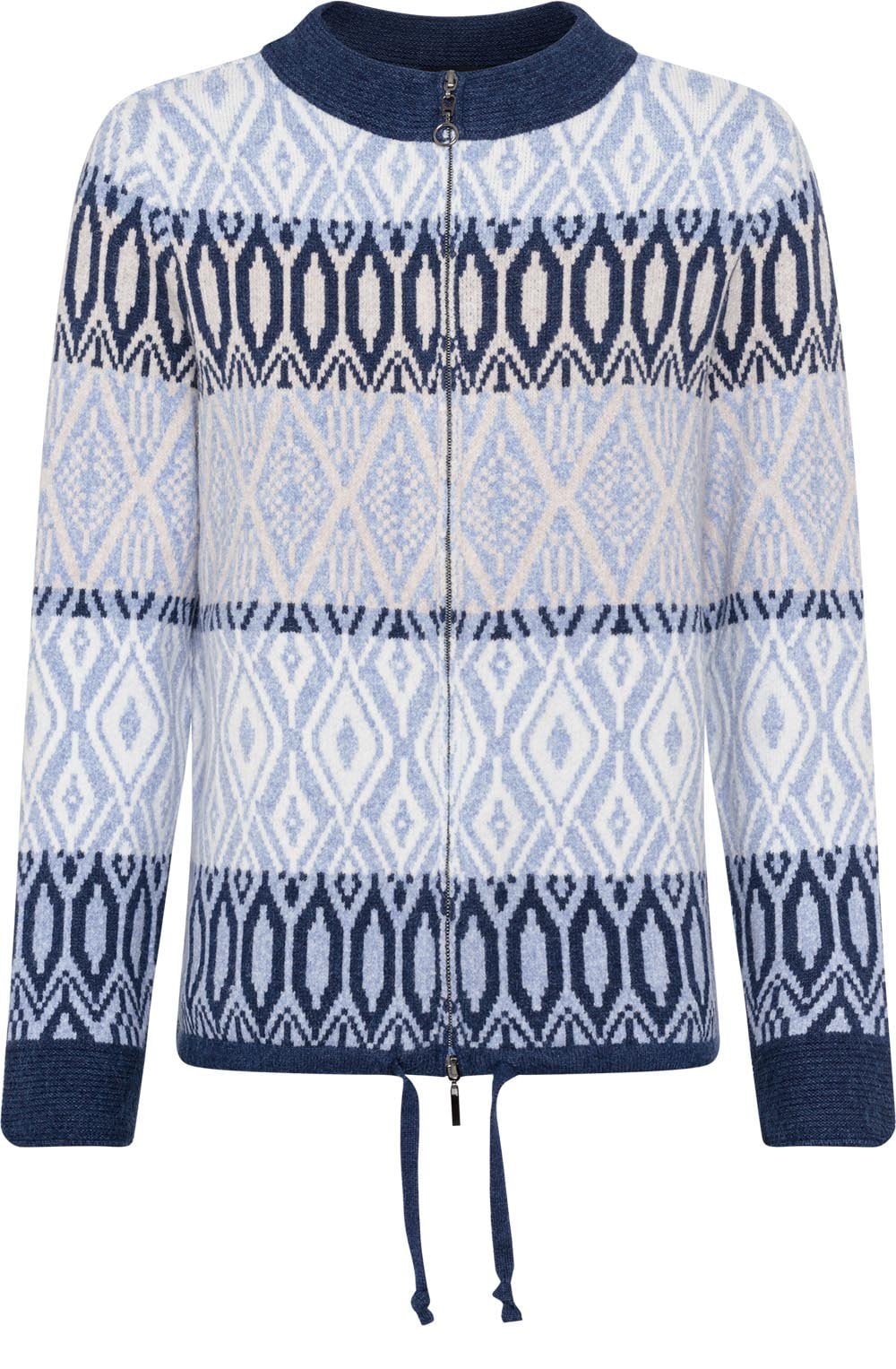 Crystal Blue Norweigan Henny Cardigan