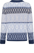 Crystal Blue Norweigan Henny Cardigan