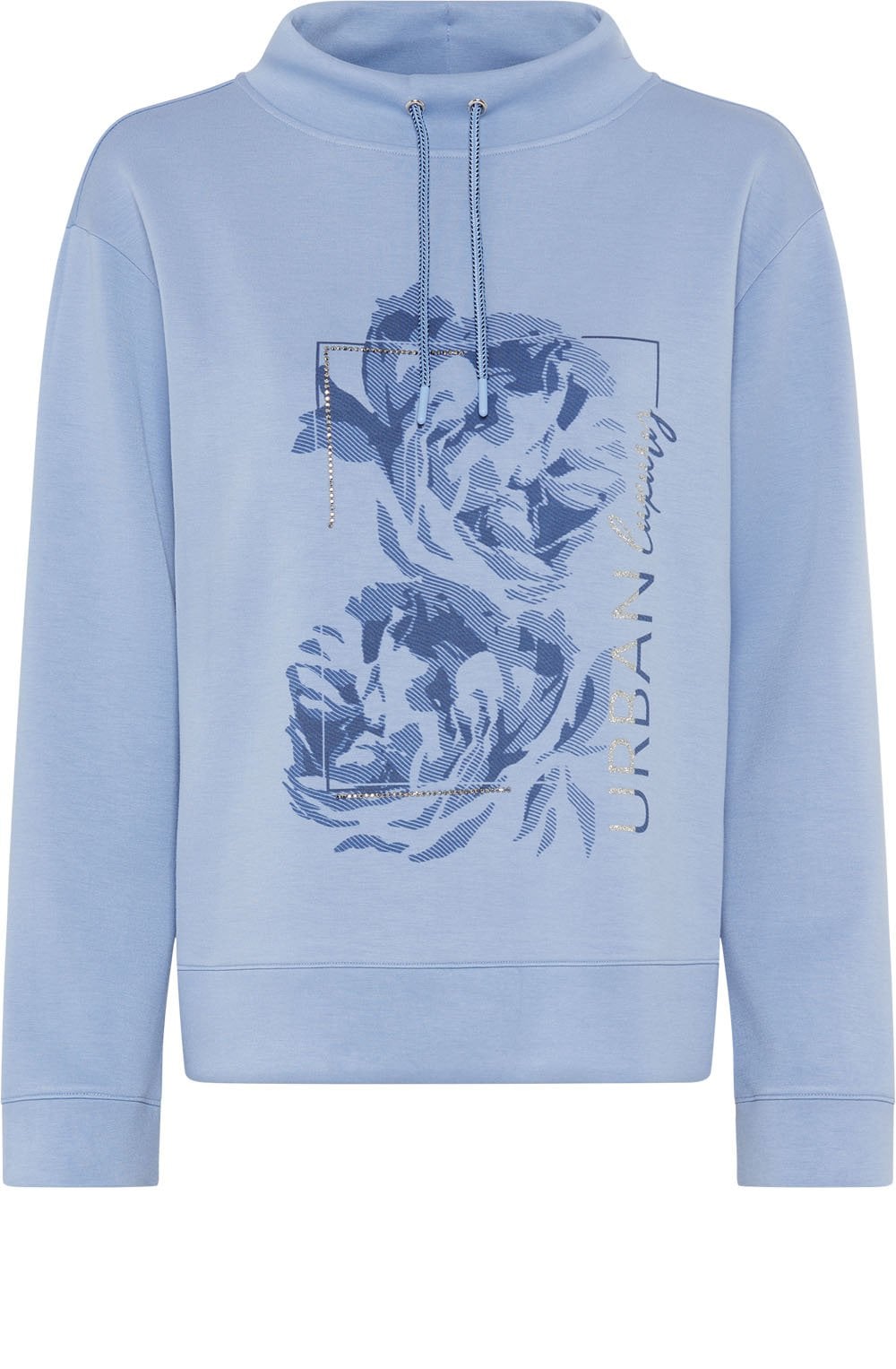 Crystal Blue Urban Code Shimmer Sweatshirt
