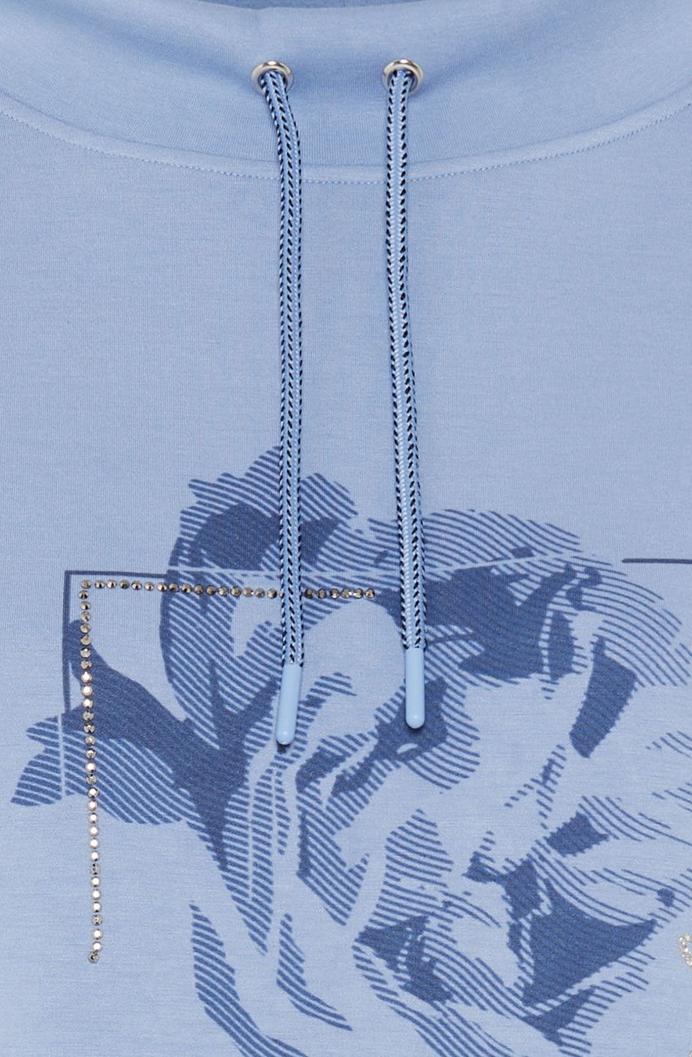 Crystal Blue Urban Code Shimmer Sweatshirt