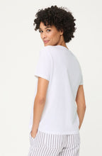 Dark Brown and Raspberry Palm Tree Hannah T Shirt