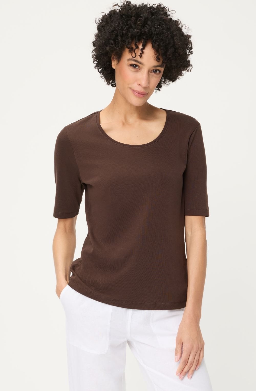 Dark Brown Edda T Shirt