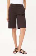 Dark Brown Mona Straight Chino Shorts