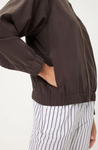 Dark Brown Satin Touch Jacket