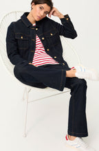 Dark Denim Gold Details Jacket