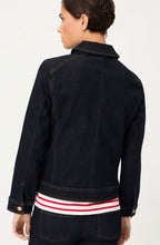 Dark Denim Gold Details Jacket
