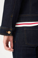 Dark Denim Gold Details Jacket