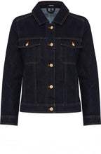 Dark Denim Gold Details Jacket