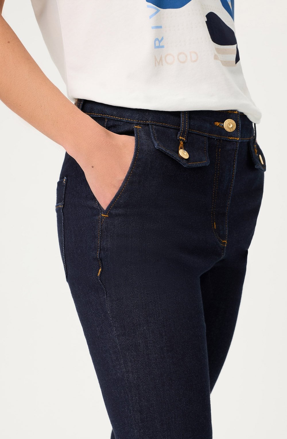 Dark Denim Mona Bootcut Jeans