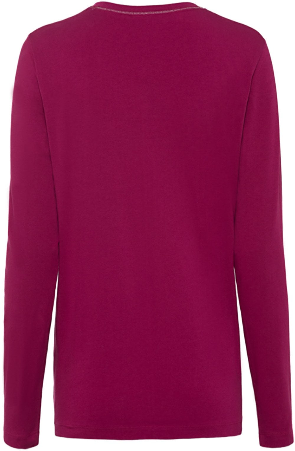 Dark Fuchsia Sparkle Stud Front Top