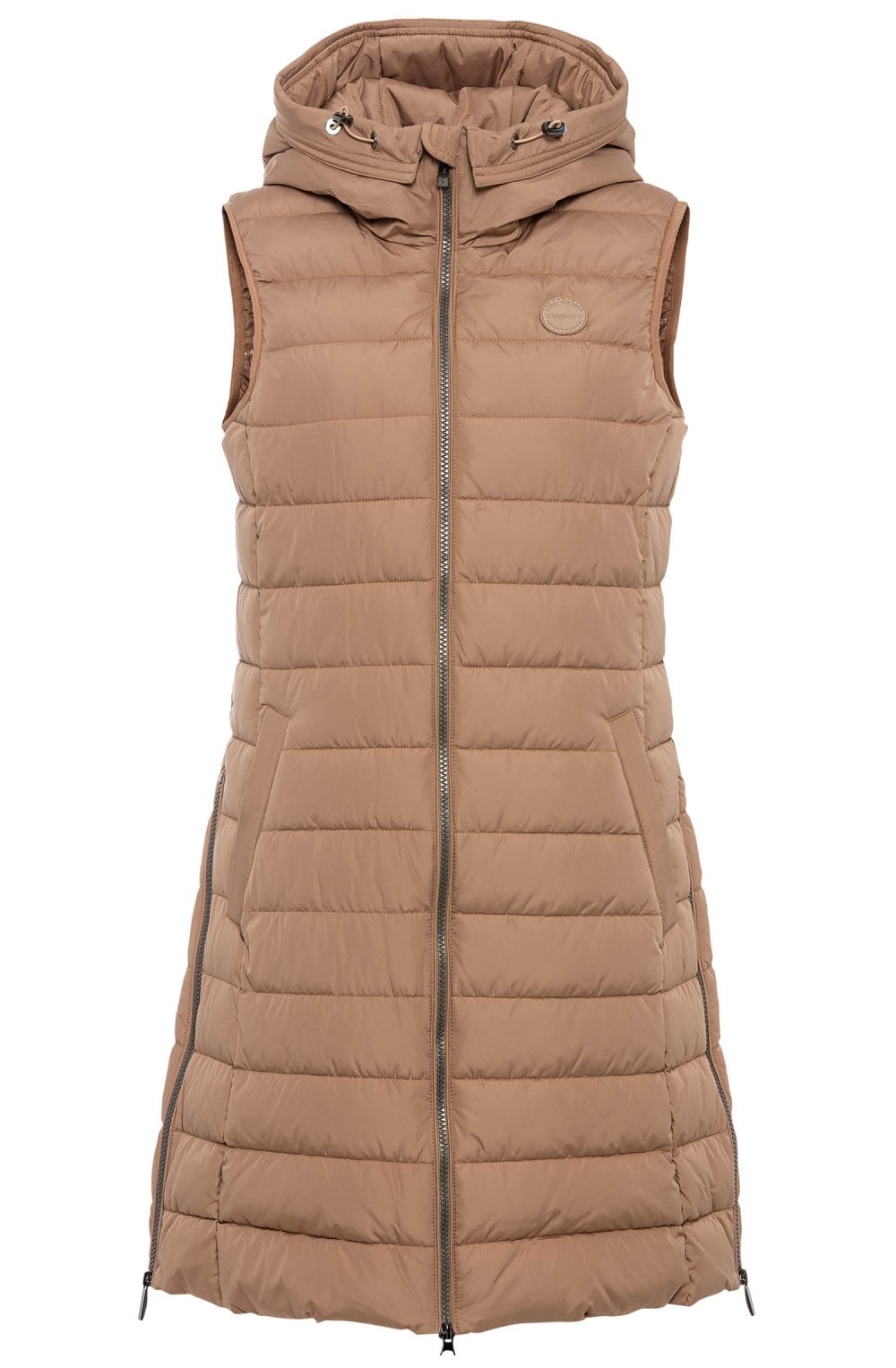 Dark Golden Puffer Waistcoat