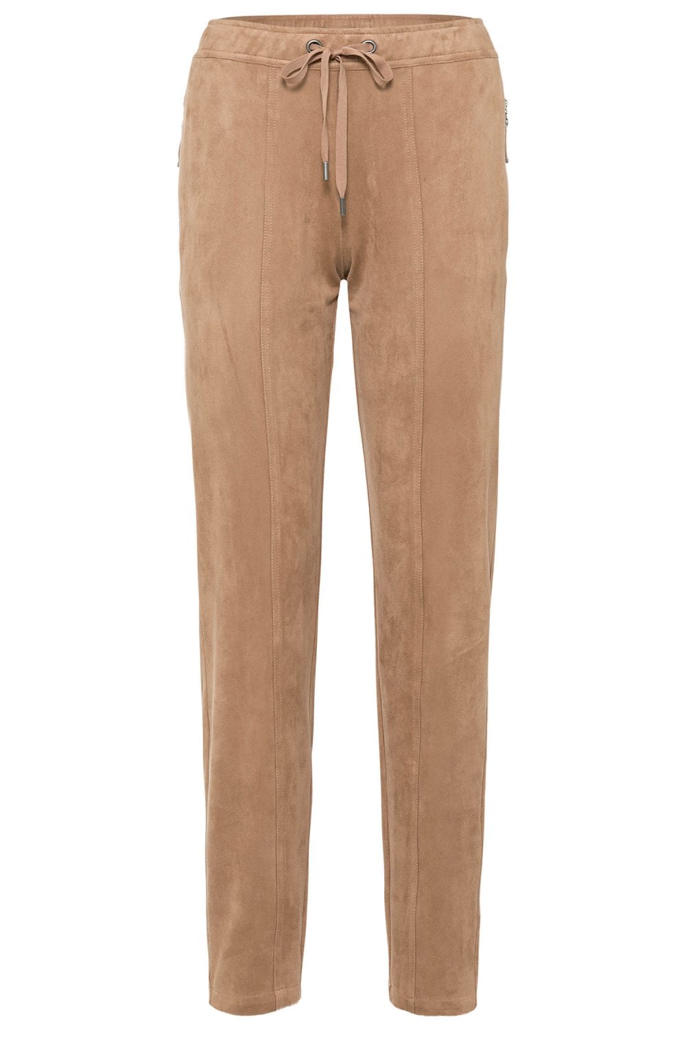 Dark Golden Suede Trouser
