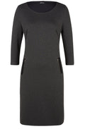 Dark Grey Jersey Dress