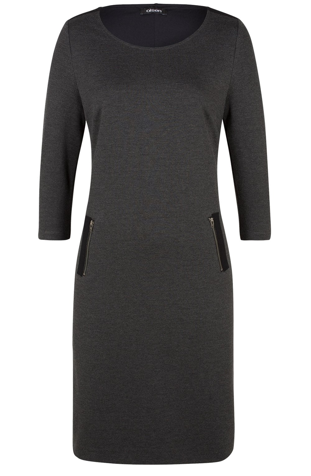 Dark Grey Jersey Dress