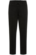 Dark Grey Jersey Lisa Straight Fit Trousers