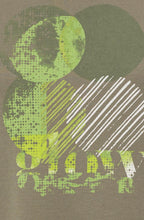 Dark Khaki Abstract Glow Edda T Shirt