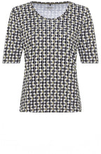 Dark Khaki Spotted Round Neck Edda T Shirt