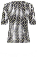 Dark Khaki Spotted Round Neck Edda T Shirt