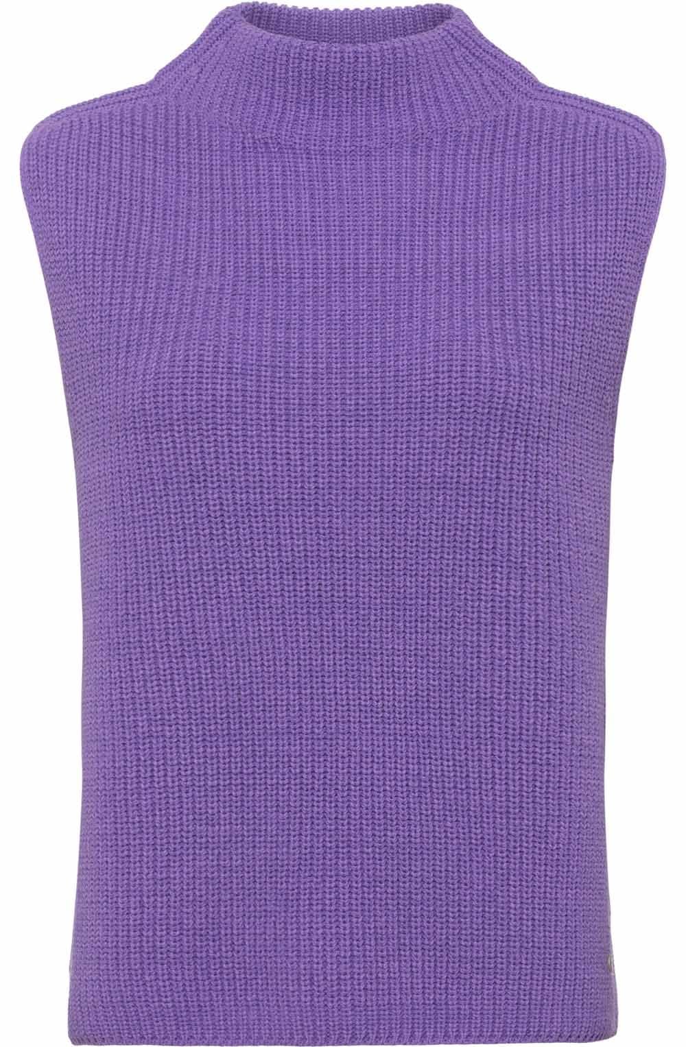 Dark Orchid Ribbed Knit Slip Over