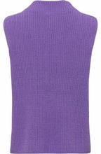 Dark Orchid Ribbed Knit Slip Over