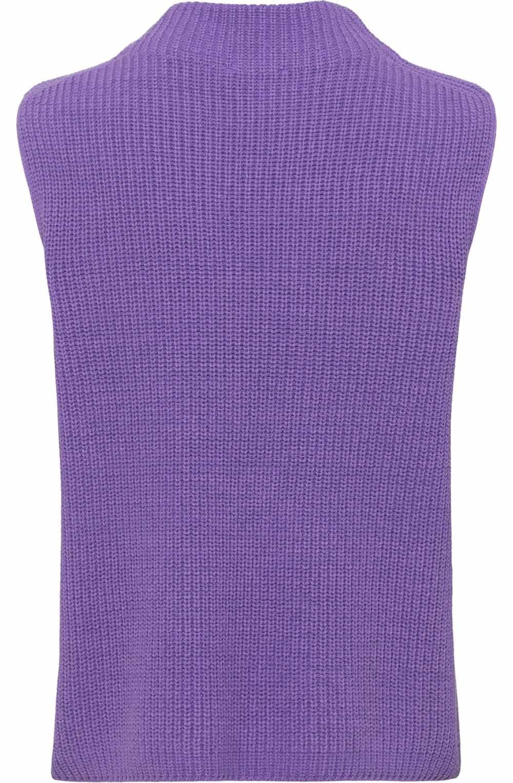 Dark Orchid Ribbed Knit Slip Over