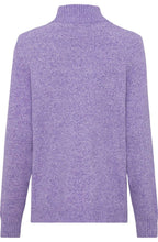 Dark Orchid Zip Neck Jumper