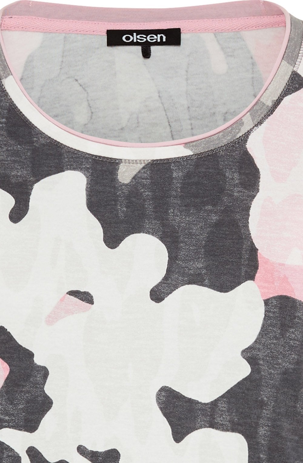 Dark Slate and Parfait Pink Hannah Top