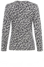 Dark Slate Animal Print Edda Top