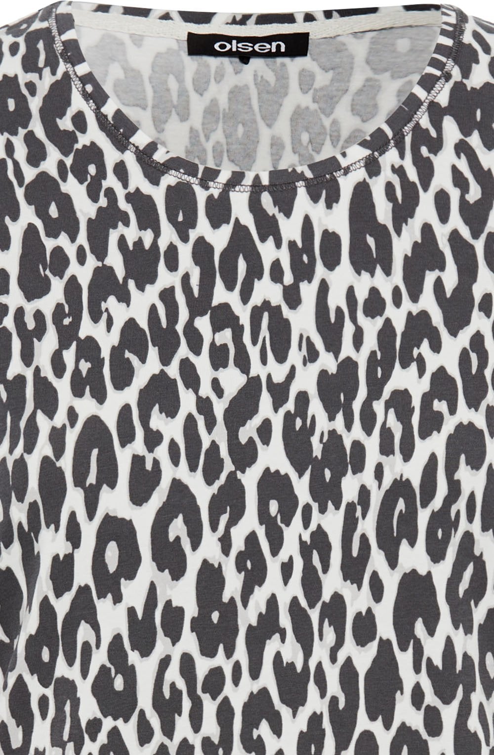 Dark Slate Animal Print Edda Top