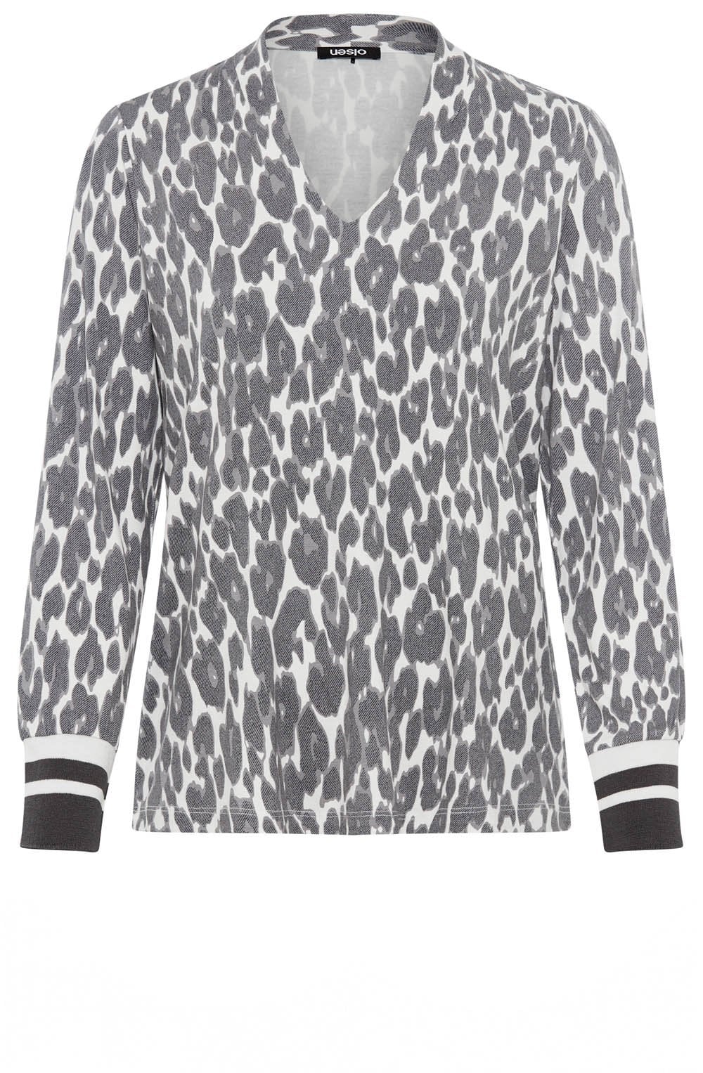 Dark Slate Animal Print Hannah Top