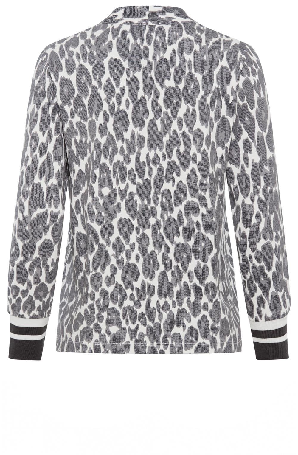 Dark Slate Animal Print Hannah Top
