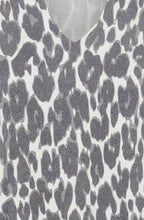Dark Slate Animal Print Hannah Top