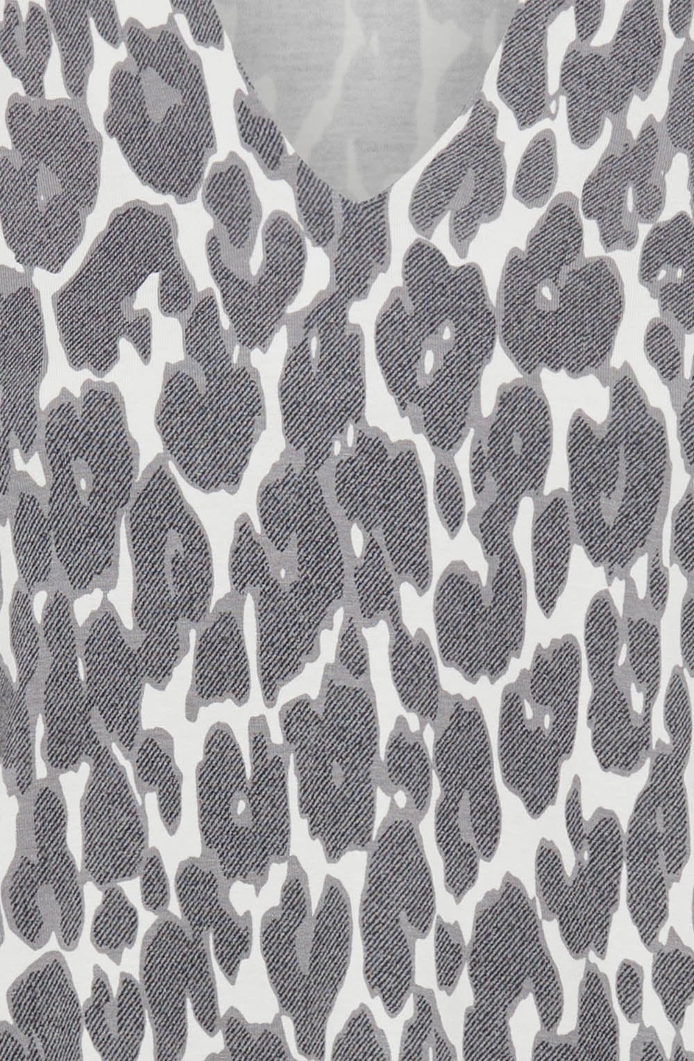 Dark Slate Animal Print Hannah Top