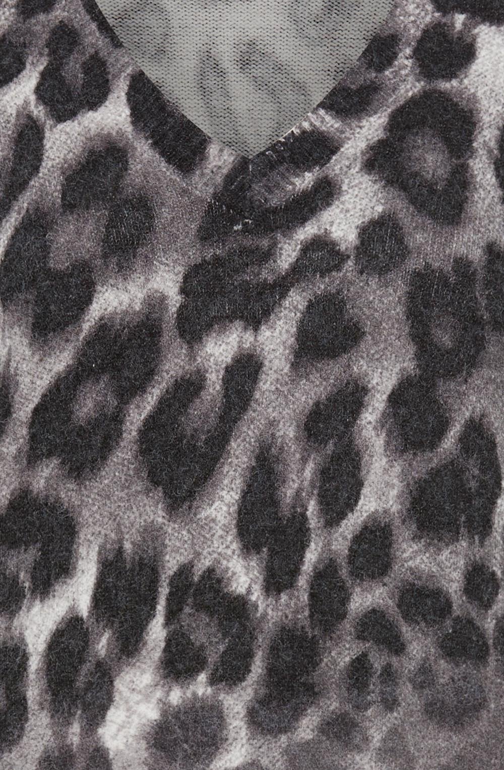 Dark Slate Animal Print Henny Jumper