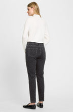 Dark Slate Animal Print Mona Straight Jeans