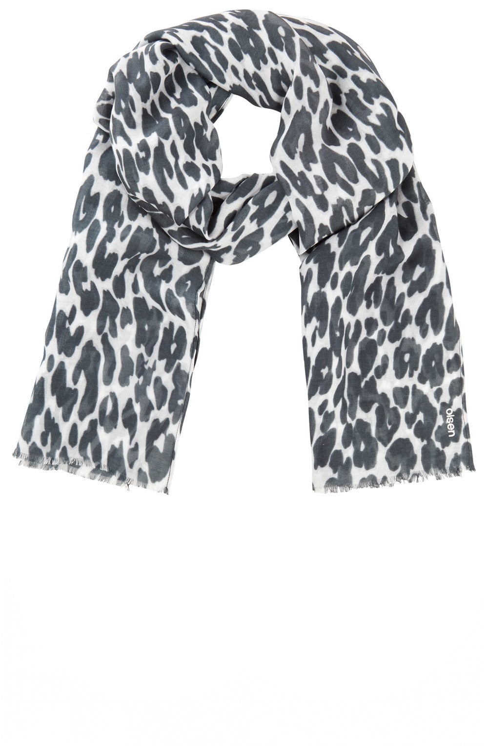Dark Slate Animal Print Scarf
