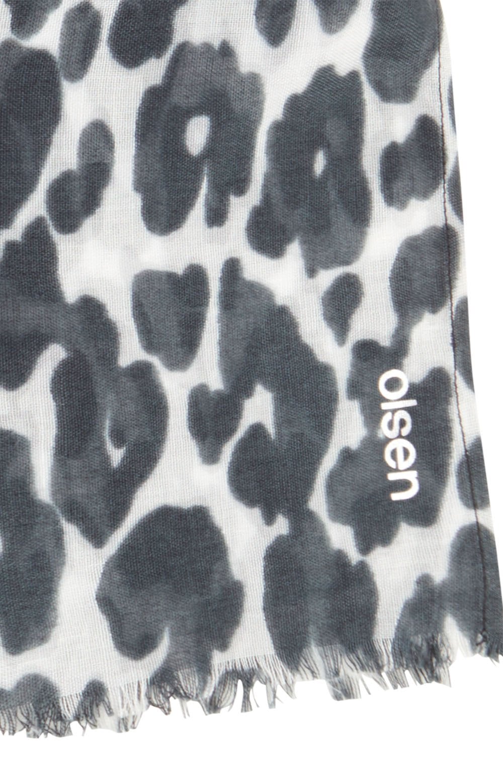 Dark Slate Animal Print Scarf