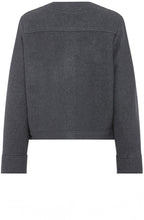 Dark Slate Wool Blend Jacket