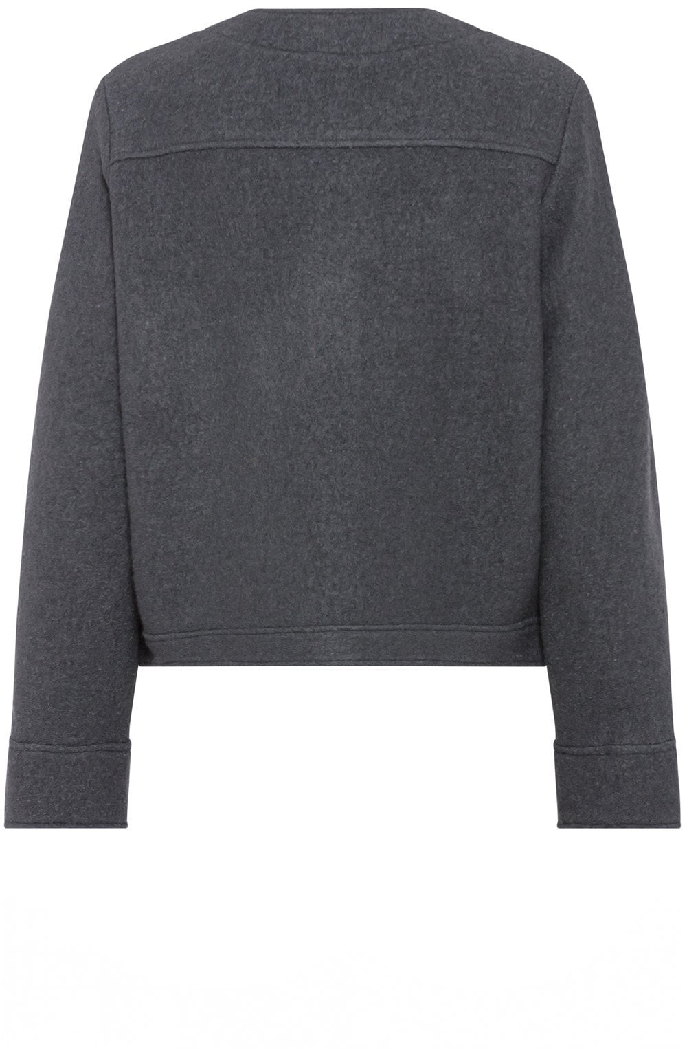 Dark Slate Wool Blend Jacket