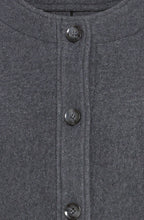Dark Slate Wool Blend Jacket