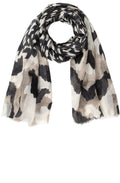 Dark Truffle Bold Print Scarf