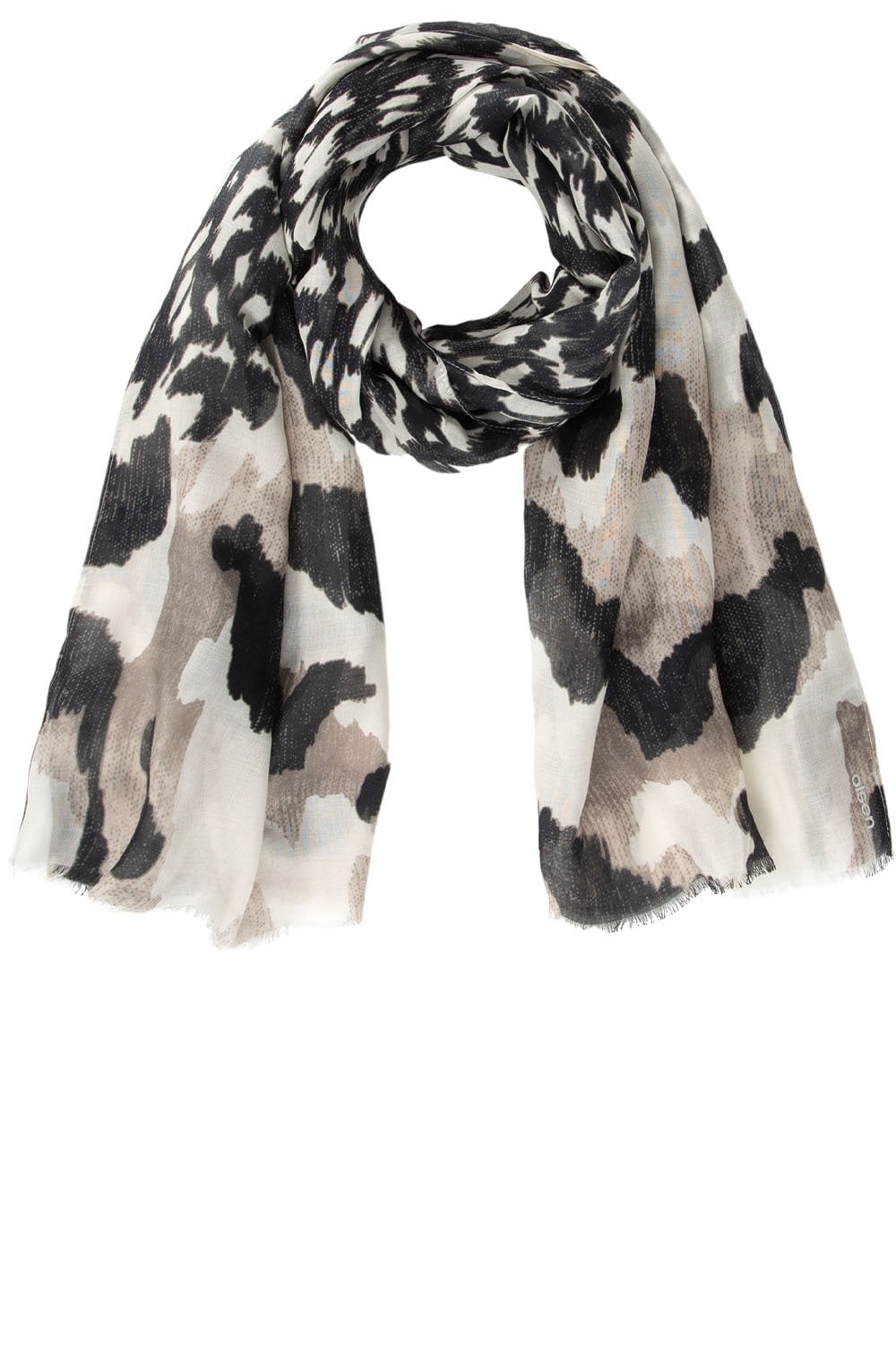 Dark Truffle Bold Print Scarf