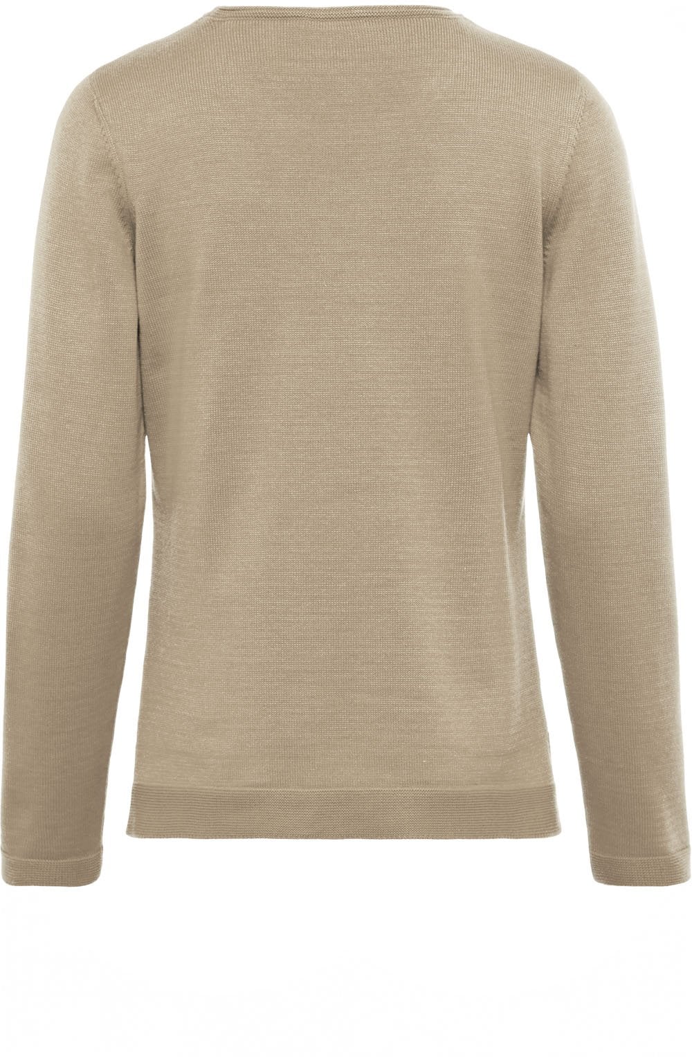 Dark Truffle Horizontal Ribbed Jumper