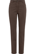 Dark Truffle Mona Slim Jeans