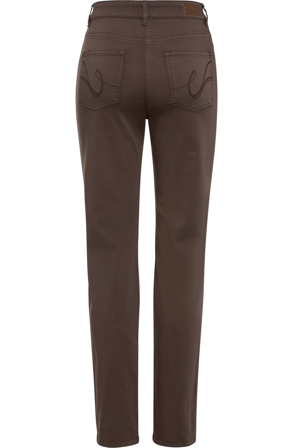 Dark Truffle Mona Slim Jeans